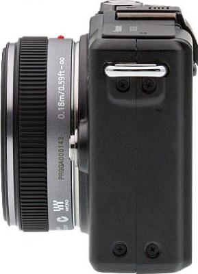 Беззеркальный фотоаппарат Panasonic Lumix DMC-GF2KEE-K - вид сбоку