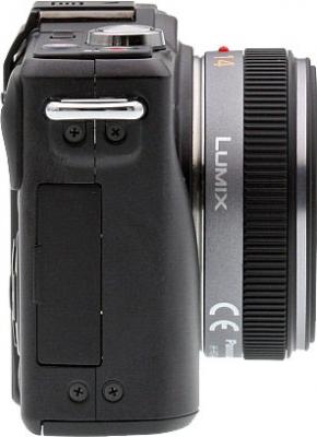 Беззеркальный фотоаппарат Panasonic Lumix DMC-GF2KEE-K - вид сбоку