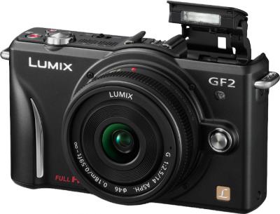 Беззеркальный фотоаппарат Panasonic Lumix DMC-GF2KEE-K - общий вид