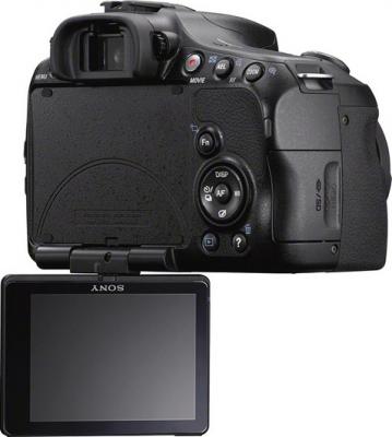 Зеркальный фотоаппарат Sony SLT-A57Y - вид сзади