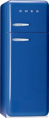 Холодильник с морозильником Smeg FAB30BL7 - Вид спереди