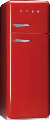 Холодильник с морозильником Smeg FAB30R7 - Вид спереди