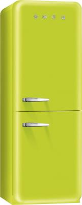 Холодильник с морозильником Smeg FAB32VE7 - Вид спереди