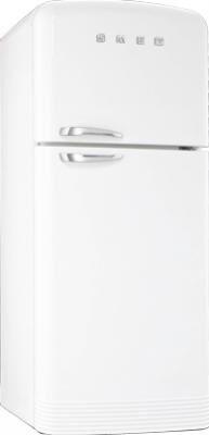Холодильник с морозильником Smeg FAB50B - вид спереди