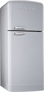 Холодильник с морозильником Smeg FAB50X - общий вид
