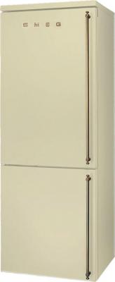 Холодильник с морозильником Smeg FA800POS9 - Вид спереди