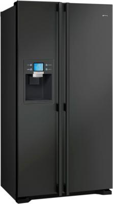Холодильник с морозильником Smeg SS55PNL1 - Вид спереди