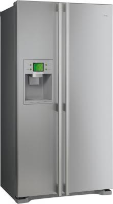 Холодильник с морозильником Smeg SS55PTE2 - Вид спереди