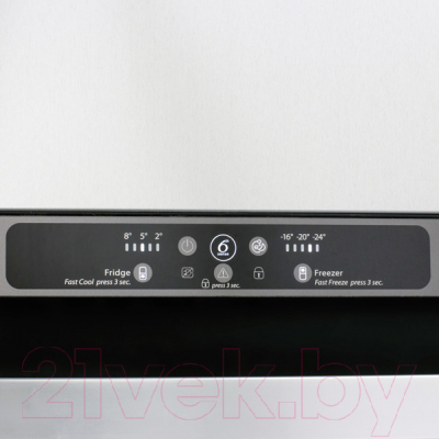 Холодильник с морозильником Whirlpool WTV 4595 NFC TS