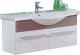 Миниатюра изображения товара Тумба под умывальник Акватон Логика 110 (1A103501LOD60)