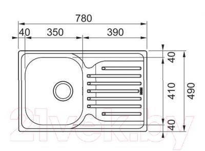 Мойка кухонная Franke Polar PXL 611-78 (101.0192.879)