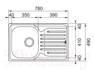 Мойка кухонная Franke Polar PXN 611-78 (101.0192.877)