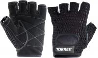 Перчатки для пауэрлифтинга Torres PL6045M (M, черный) - 