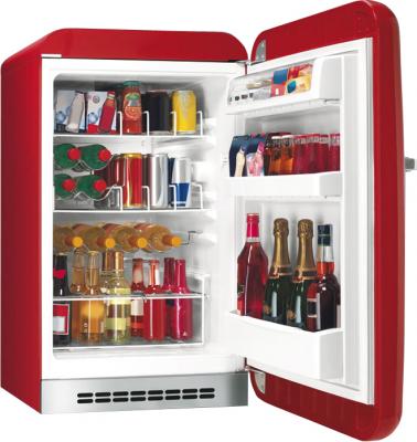 Холодильник без морозильника Smeg FAB10HRR - общий вид