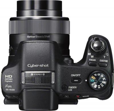 Компактный фотоаппарат Sony Cyber-shot DSC-HX200 - вид сверху