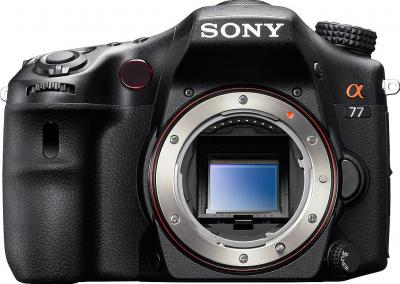 Зеркальный фотоаппарат Sony Alpha SLT-A77VK - вид спереди