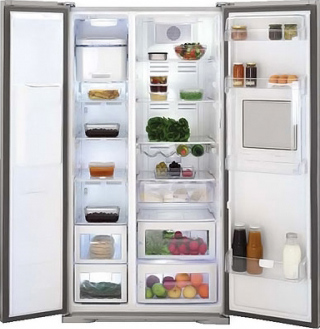 Холодильник с морозильником Beko GNEV420B - общий вид