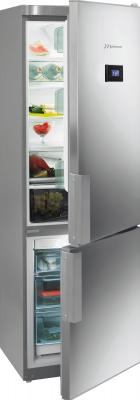 Холодильник с морозильником MasterCook LCED-918NFX - общий вид
