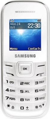Мобильный телефон Samsung E1200 (белый) - вид спереди