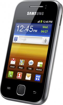 Смартфон Samsung Galaxy Y Duos / S6102 (черный) - общий вид