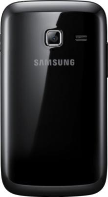 Смартфон Samsung Galaxy Y Duos / S6102 (черный) - вид сзади