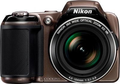 Компактный фотоаппарат Nikon COOLPIX L810 Bronze - Вид спереди