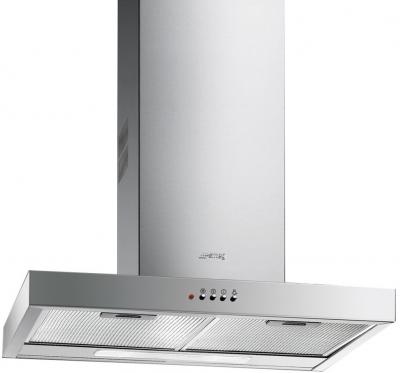 Вытяжка Т-образная Smeg KSE61X - вид спереди