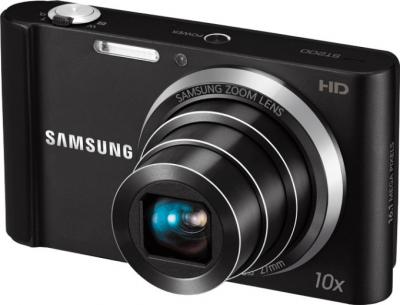 Компактный фотоаппарат Samsung ST200 (EC-ST200ZBPBRU) Black - общий вид
