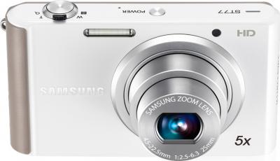 Компактный фотоаппарат Samsung ST77 White - общий вид