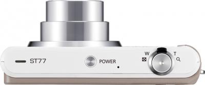 Компактный фотоаппарат Samsung ST77 White - вид сверху