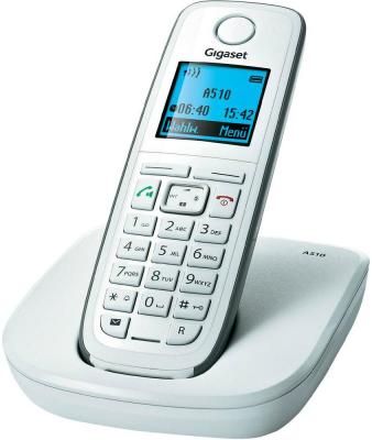 Беспроводной телефон Gigaset A510 - общий вид (белый)