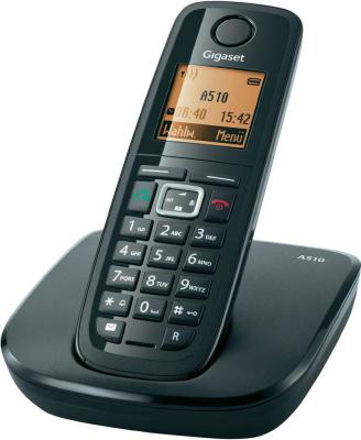Беспроводной телефон Gigaset A510 - общий вид (черный)