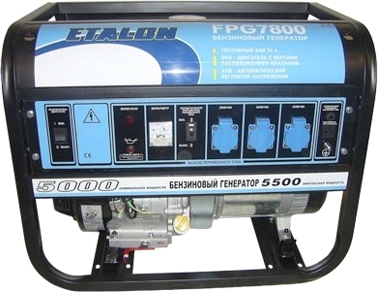 Бензиновый генератор Etalon FPG 7800 - общий вид