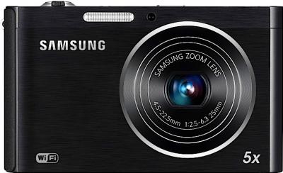 Компактный фотоаппарат Samsung DV300F (EC-DV300FBPBRU) Black - Вид спереди