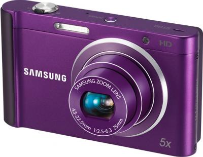 Компактный фотоаппарат Samsung ST88 (EC-ST88ZZBPLRU) Purple - Вид спереди