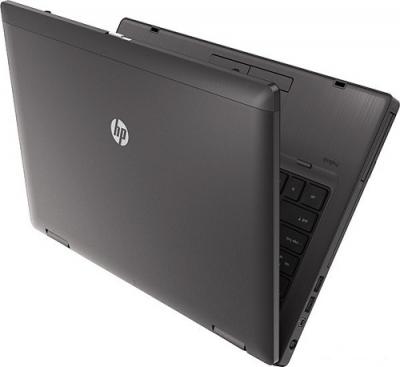 Ноутбук HP ProBook 6460b (LY436EA)  - Вид сзади приоткрытый