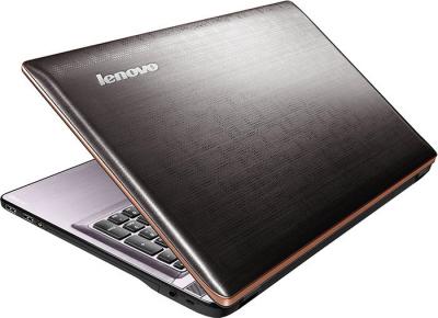 Ноутбук Lenovo IdeaPad Y570 (59320367)  - Вид сзади