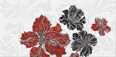 Декоративная плитка Azori Валькирия Цветы 2 (405x201)