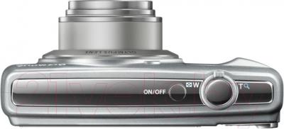 Компактный фотоаппарат Olympus VR-370 (серебристый)