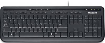 Клавиатура Microsoft Wired Keyboard 600 USB Black - общий вид