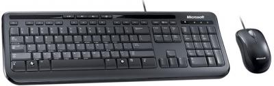 Клавиатура+мышь Microsoft Wired Desktop 600 USB - общий вид