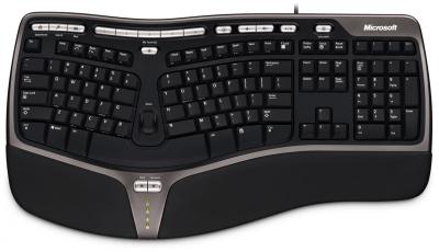 Клавиатура Microsoft Natural Ergonomic Keyboard 4000 USB - общий вид