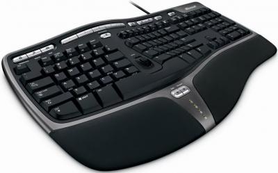 Клавиатура Microsoft Natural Ergonomic Keyboard 4000 USB - общий вид