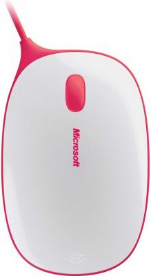 Мышь Microsoft Express Mouse USB White/Red - общий вид