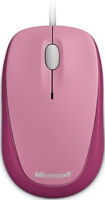 Мышь Microsoft Compact Optical Mouse 500 USB Pink - общий вид