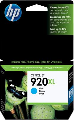 

Картридж HP, Голубой, 920XL (CD972AE)