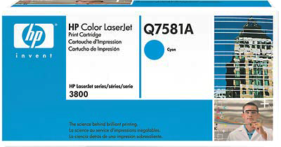 Картридж HP Q7581A - общий вид