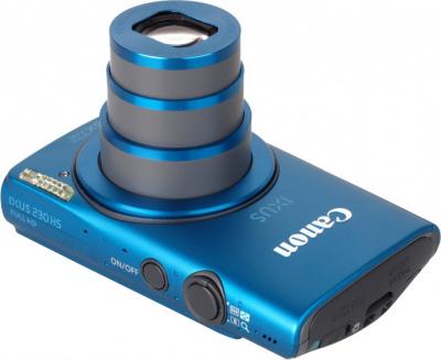Компактный фотоаппарат Canon IXUS 230 HS Blue - Вид спереди