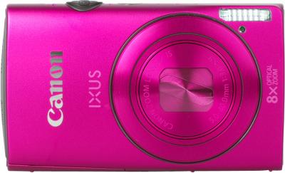 Компактный фотоаппарат Canon IXUS 230 HS (розовый) - Вид спереди