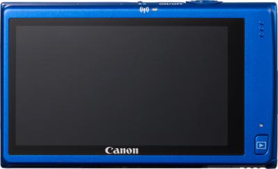 Компактный фотоаппарат Canon IXUS 240 HS (синий) - Вид сзади
